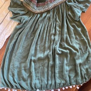 Beautiful Sage green tunic top.